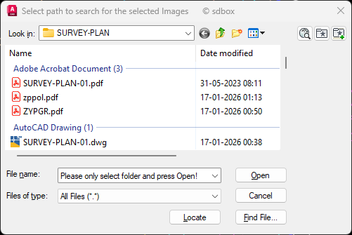 Path change dialog