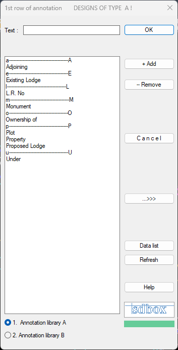 RG OG text options