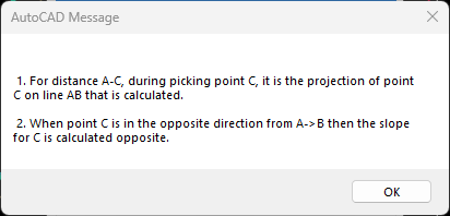 Slope calculation example
