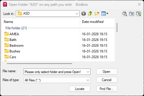 Change ASD Directory