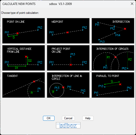 Construction options tab