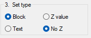 Object type selection