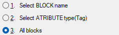 Selection Type Options