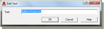 Text editing interface