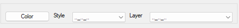 Color, Style, Layer Options