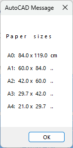 Paper type options