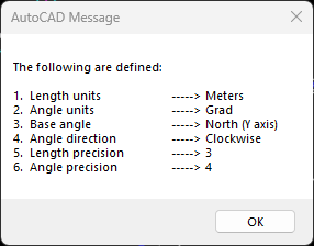 Survey Units Setup