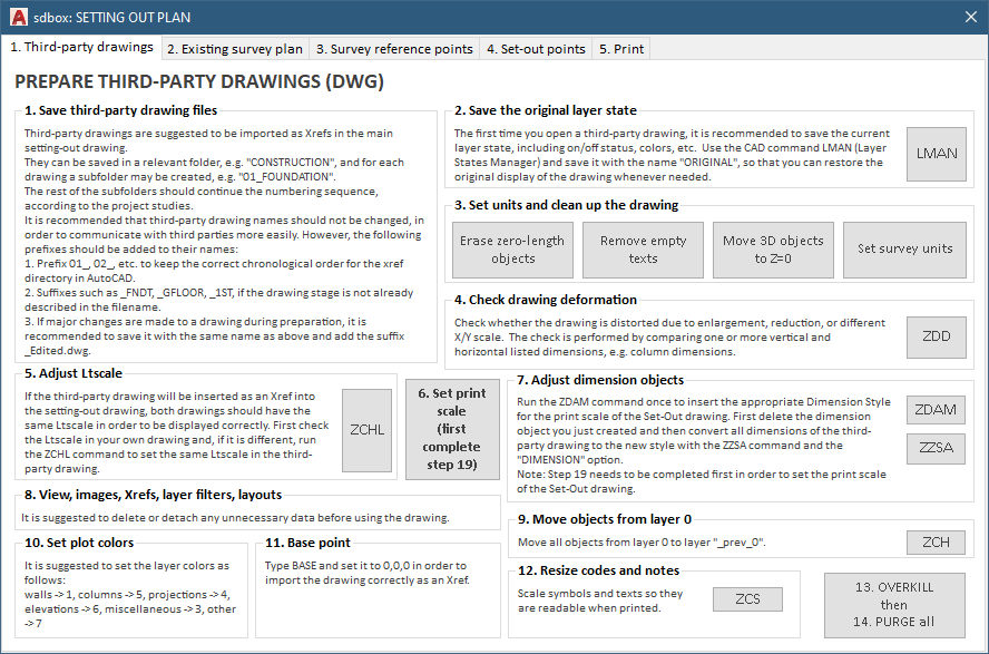 Third-party drawings workflow